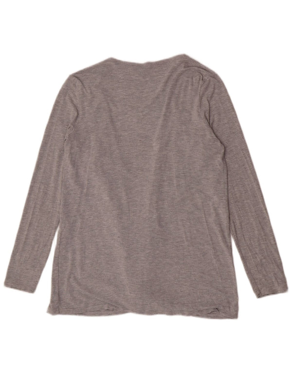 Sweter damski Lipsy Open Cardigan UK 12 średni szary