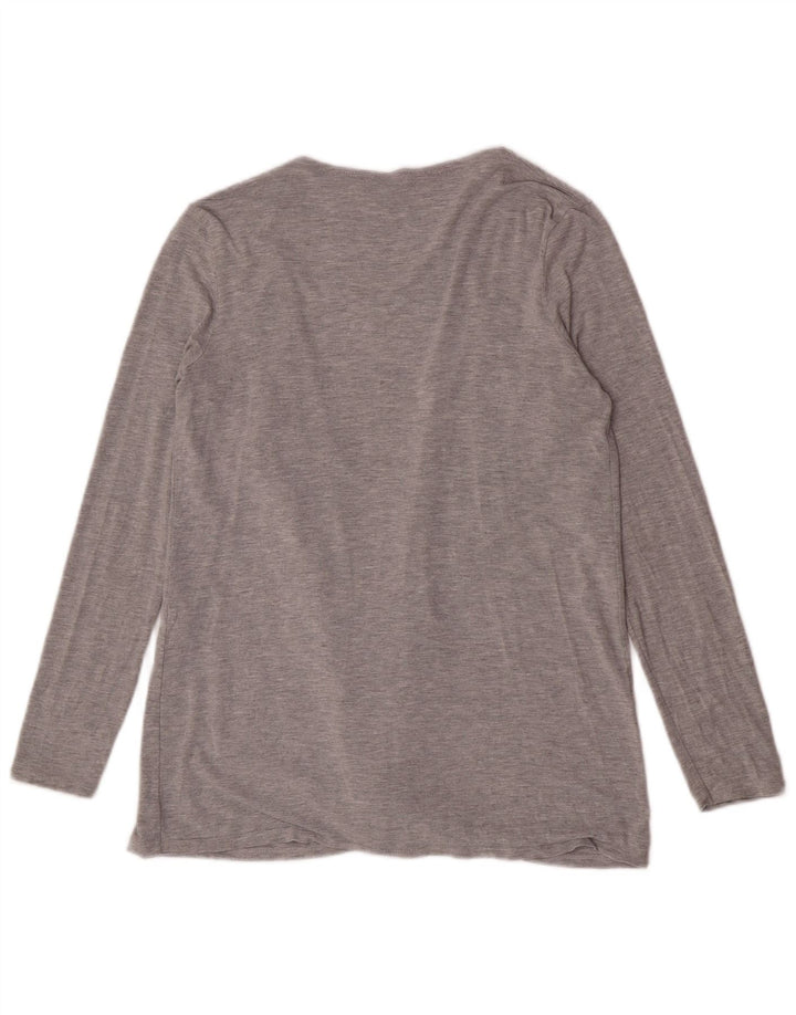 Sweter damski Lipsy Open Cardigan UK 12 średni szary