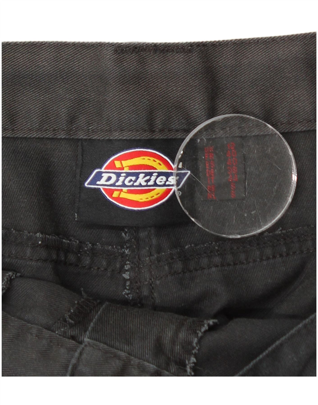 Spodnie damskie Dickies Straight Cargo UK 12 Medium W32 L30 Czarna bawełna