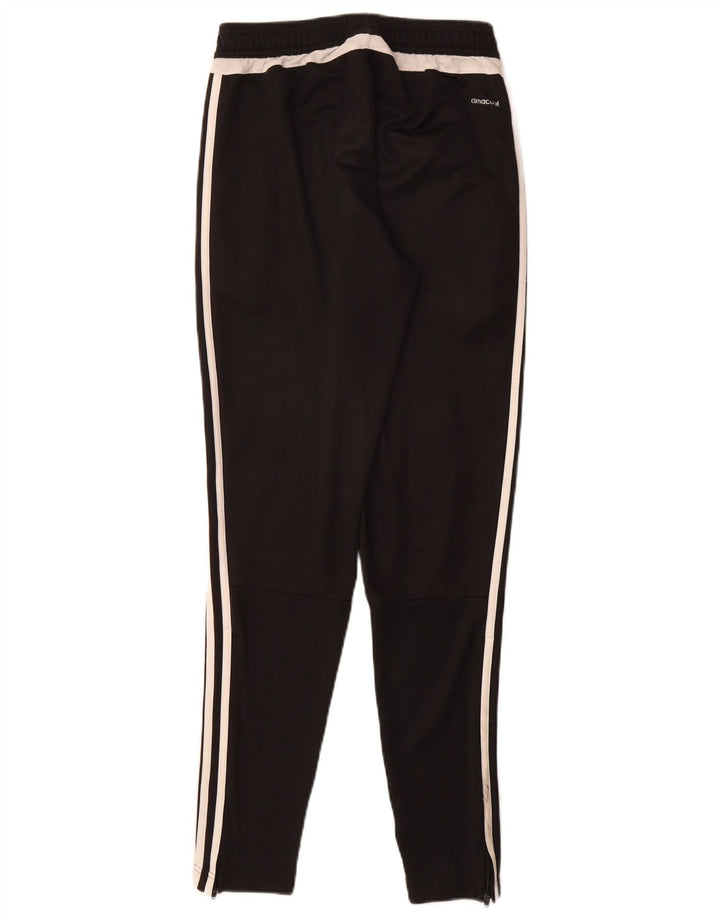 Męskie spodnie dresowe Adidas Climacool, małe, czarne, z blokami kolorów, z poliestru