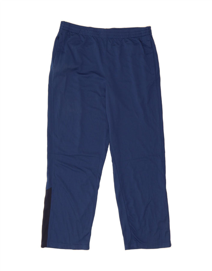 STARTER Mens Tracksuit Trousers Large  Blue Colourblock Polyester Vintage Starter and Second-Hand Starter from Messina Hembry 