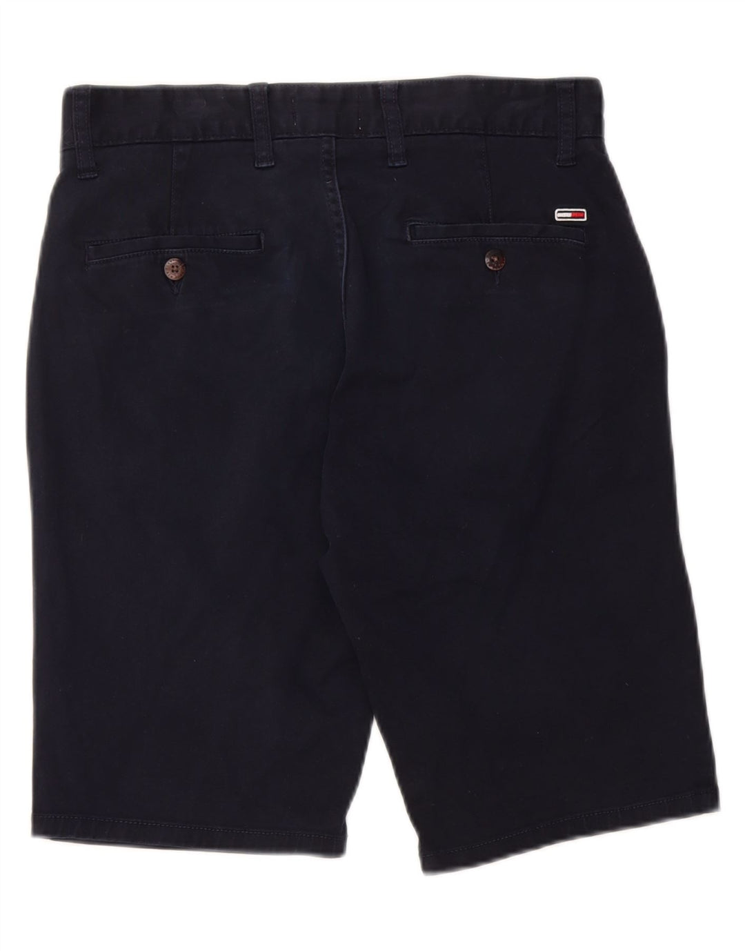 Męskie spodenki chino TOMMY HILFIGER W28 małe, granatowe, bawełniane