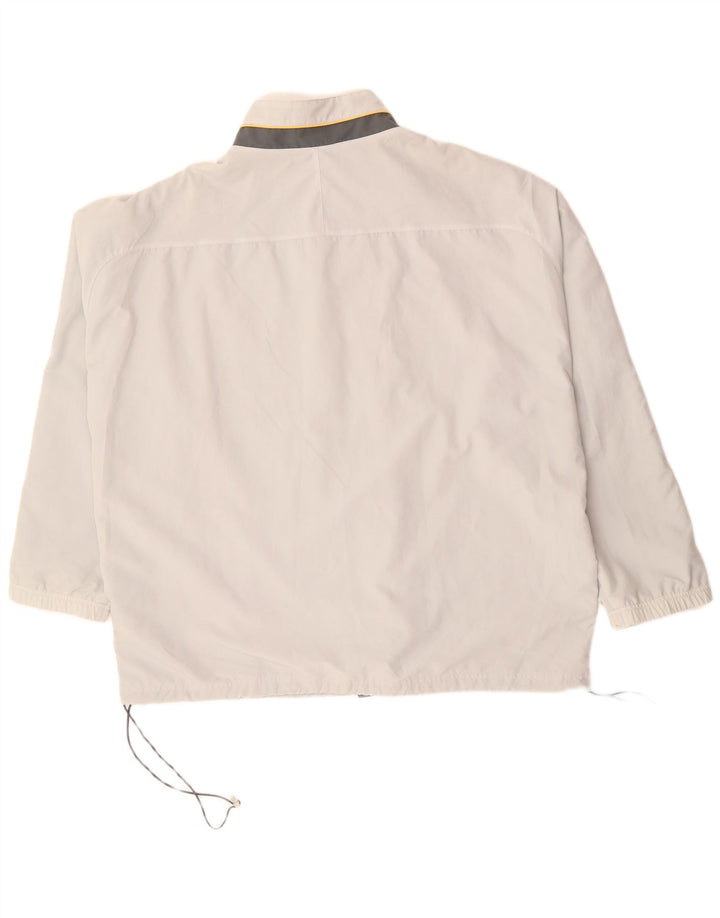 Męska kurtka dresowa Reebok 2XL Szary poliester z blokami kolorów