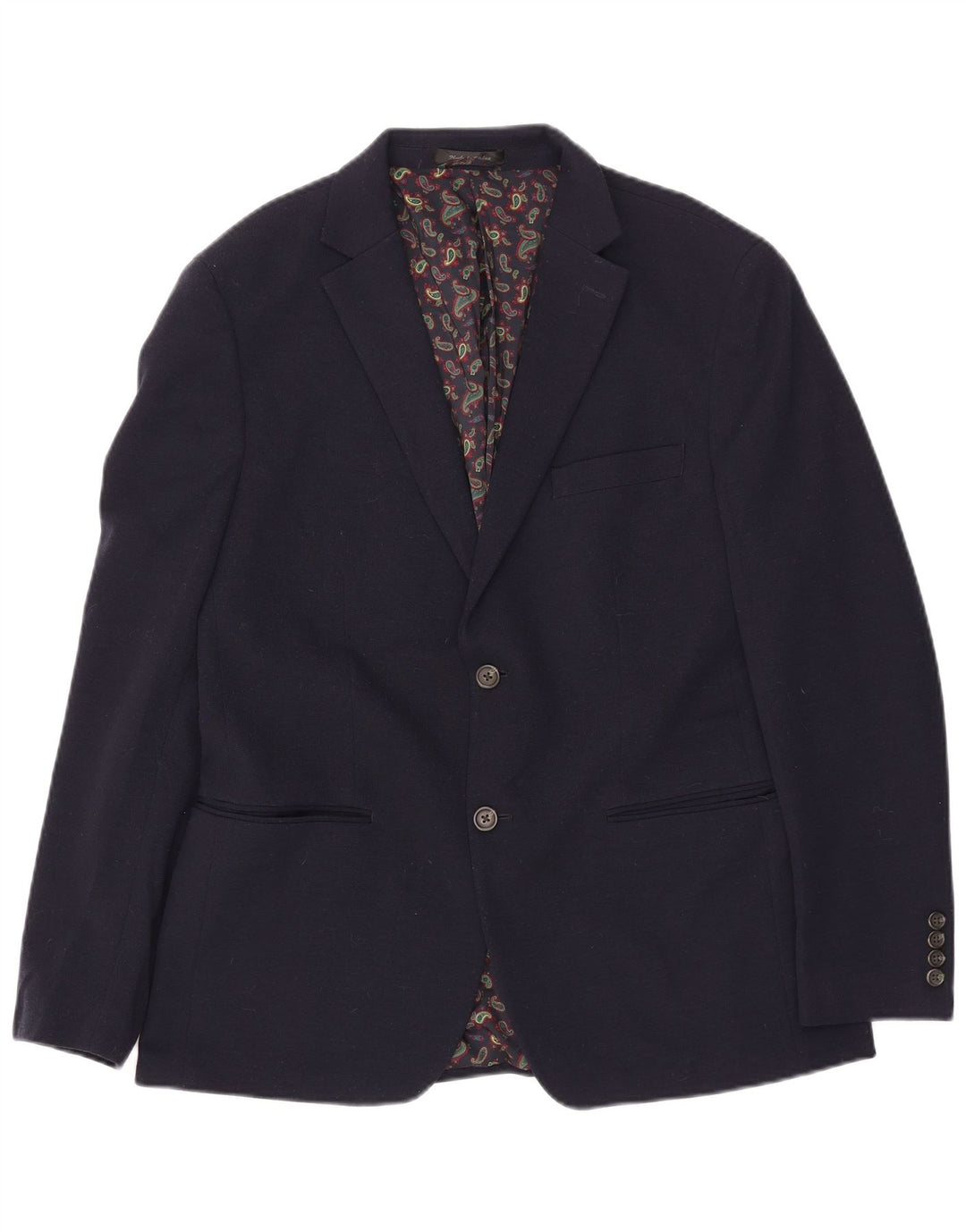 Męska marynarka zapinana na 2 guziki Chaps UK 42 XL Granatowy poliester