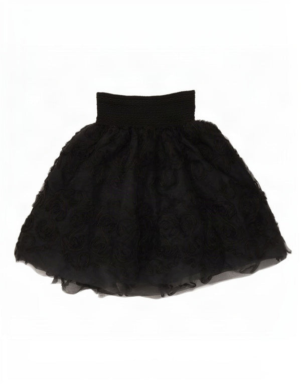Damska spódnica Tutu z wysokim stanem Blumarine IT 40 Small W26 Czarna Paisley