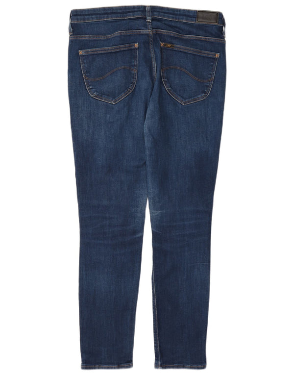 Damskie jeansy Lee Scarlett Skinny W32 L31 Granatowe, bawełniane