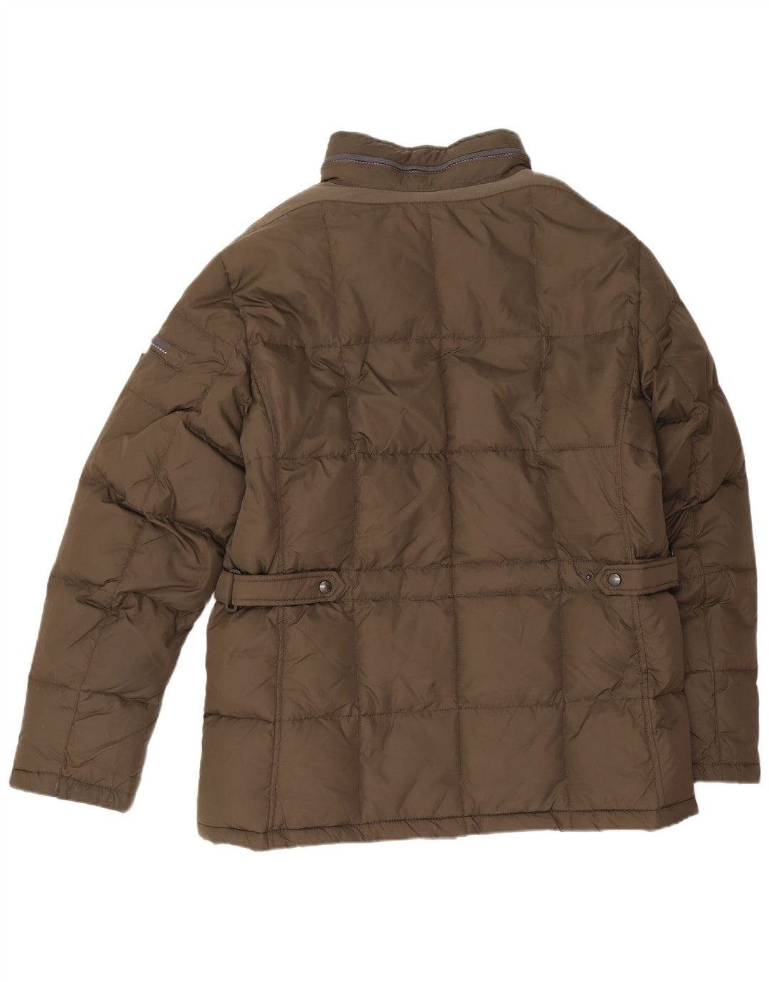 Męska ocieplana kurtka z kapturem Geox UK 42 XL Khaki, poliamid