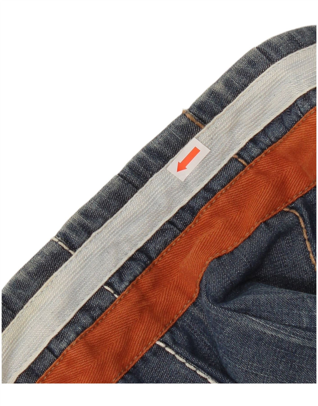 Intrend Damska dżinsowa spódnica o asymetrycznym kroju IT 38 XS W28 Niebieska bawełna