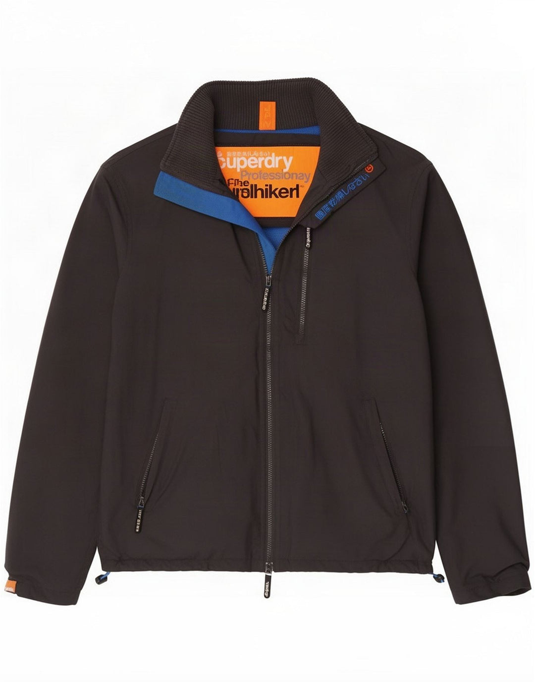 Męska kurtka przeciwdeszczowa Superdry UK 38 Medium Grey Nylon