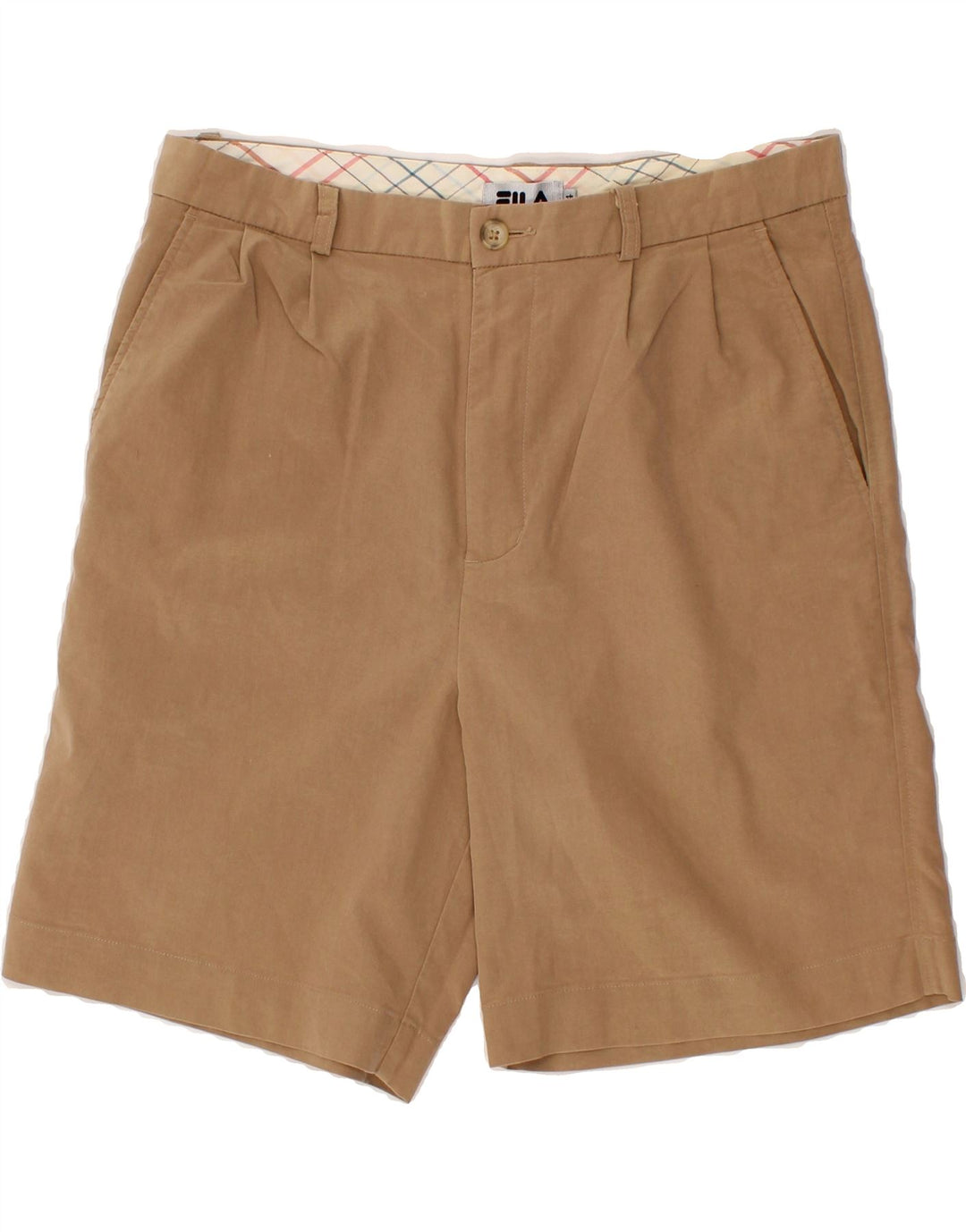 FILA Mens Pegged Chino Shorts W34 Large Brown Polyester Preppy Vintage Fila and Second-Hand Fila from Messina Hembry 