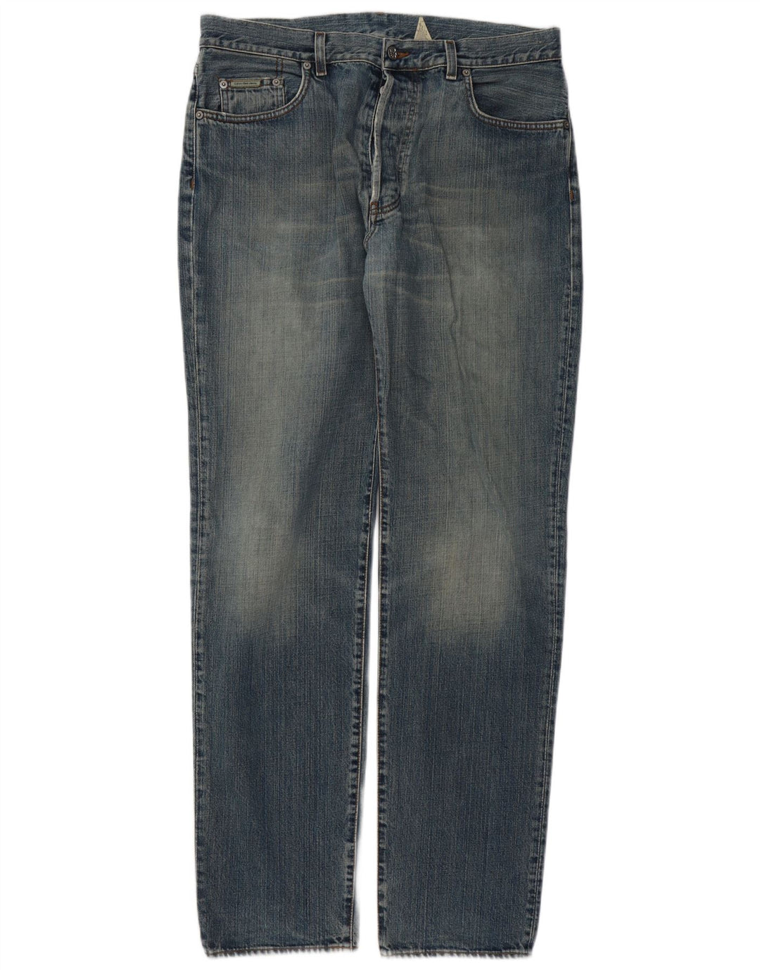 Damskie jeansy Calvin Klein W36 L34 Niebieskie bawełniane