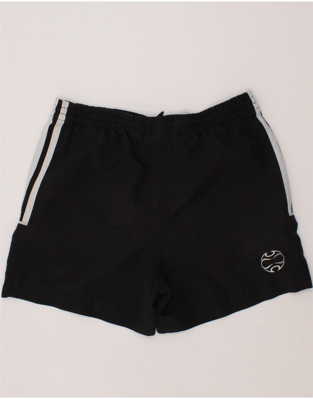 ADIDAS Boys Sport Shorts 7-8 Years Black Polyester Vintage Adidas and Second-Hand Adidas from Messina Hembry 