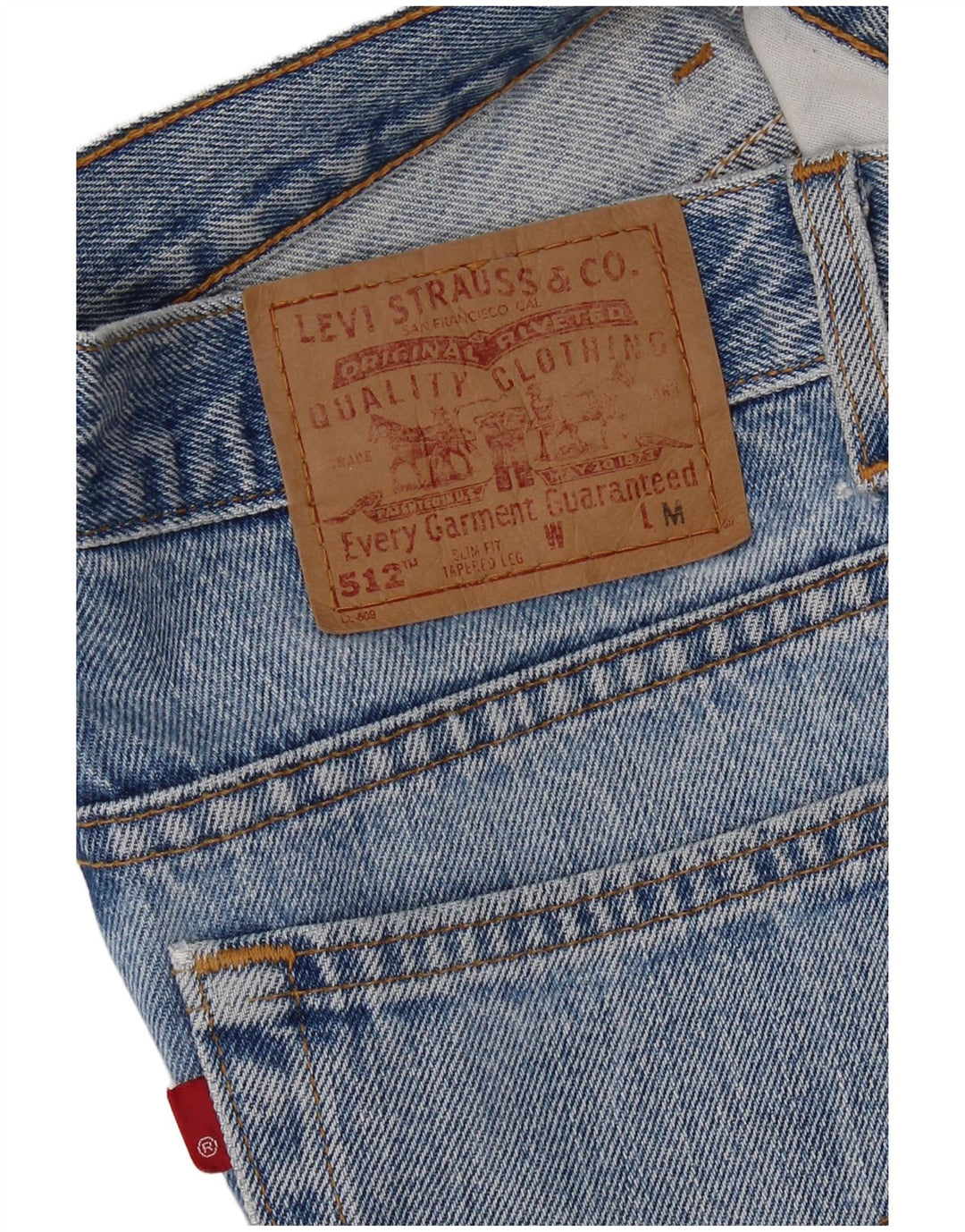 Damskie jeansy Levi's 512 Tapered Slim Fit W28 L25 Niebieskie
