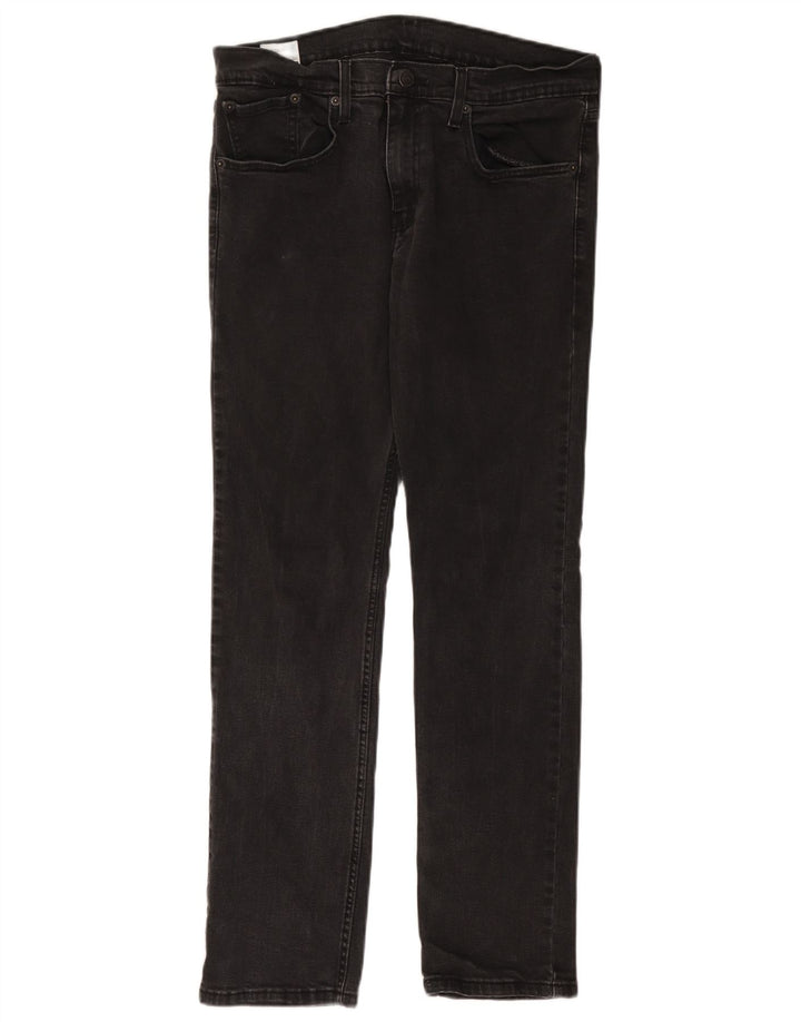 Męskie jeansy Levi's Slim W34 L32 Szara bawełna