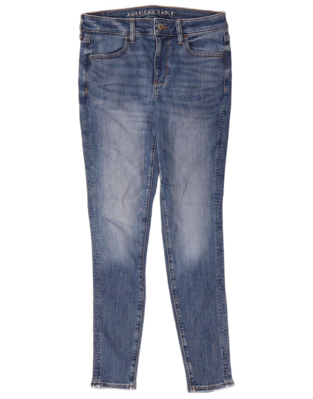 Damskie jeansy skinny American Eagle US 6 Medium W30 L28 Niebieskie bawełniane
