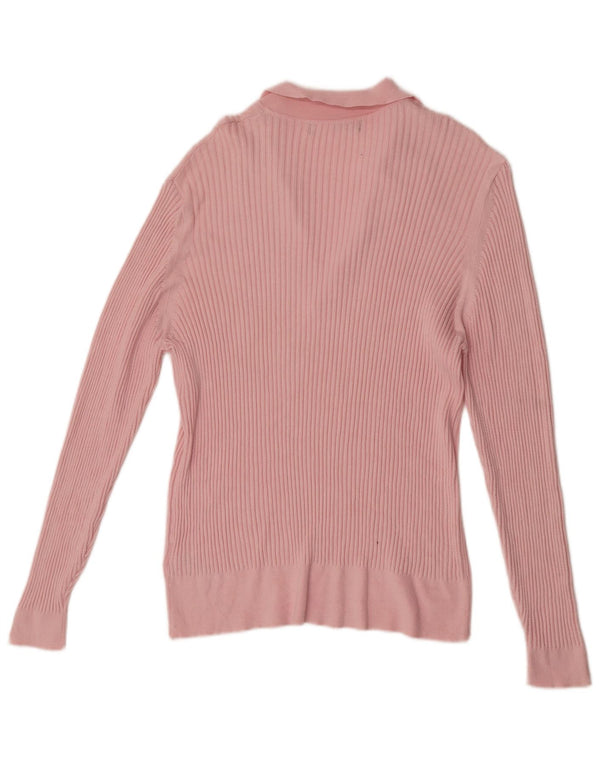 Damski sweter polo Marks & Spencer UK 14, średni róż