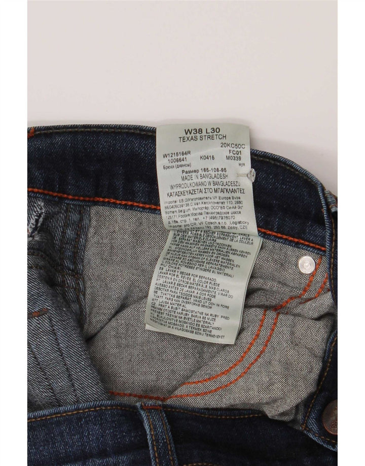 Męskie jeansy Wrangler Texas Stretch Straight W38 L30 Niebieskie, bawełniane