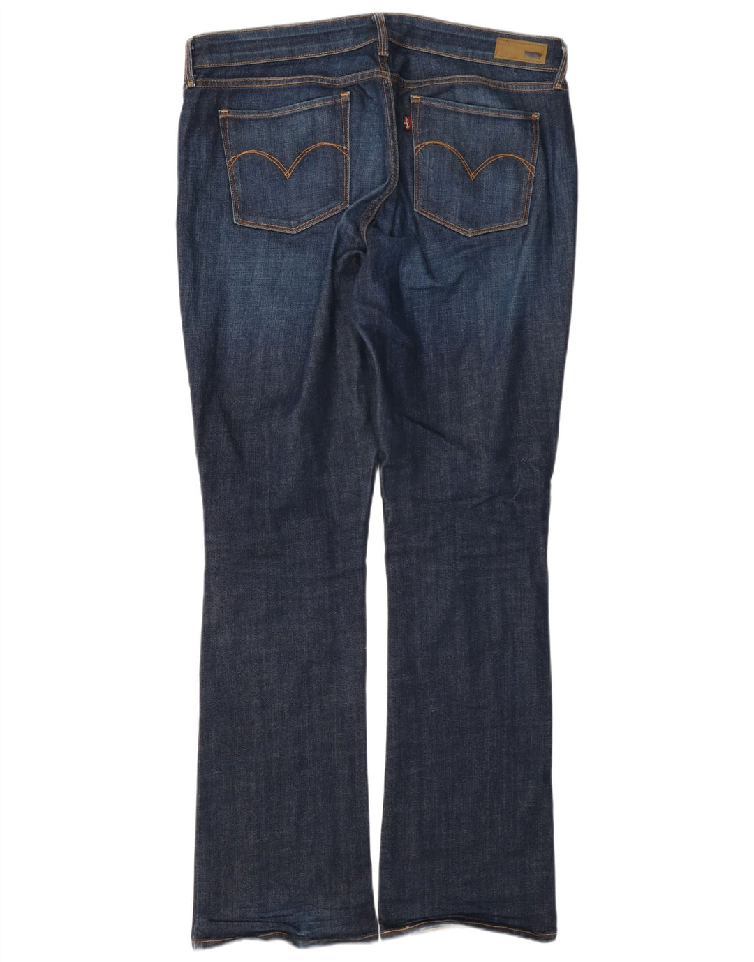 Damskie dżinsy Levi's Bootcut Mid Rise W33 L32 Granatowa bawełna