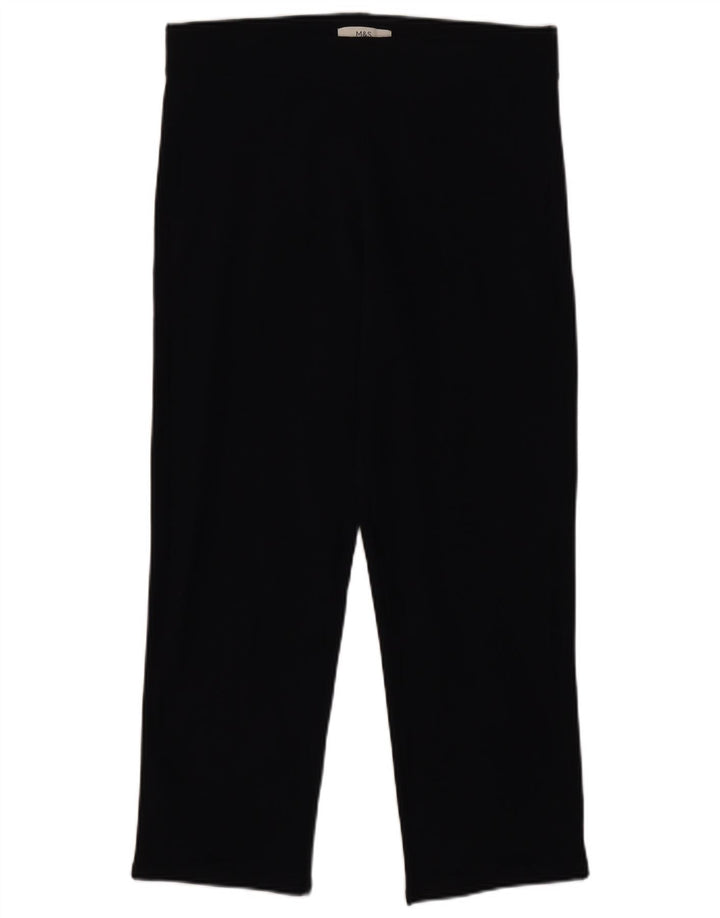 Legginsy damskie Marks & Spencer UK 14, duże, granatowe, bawełniane