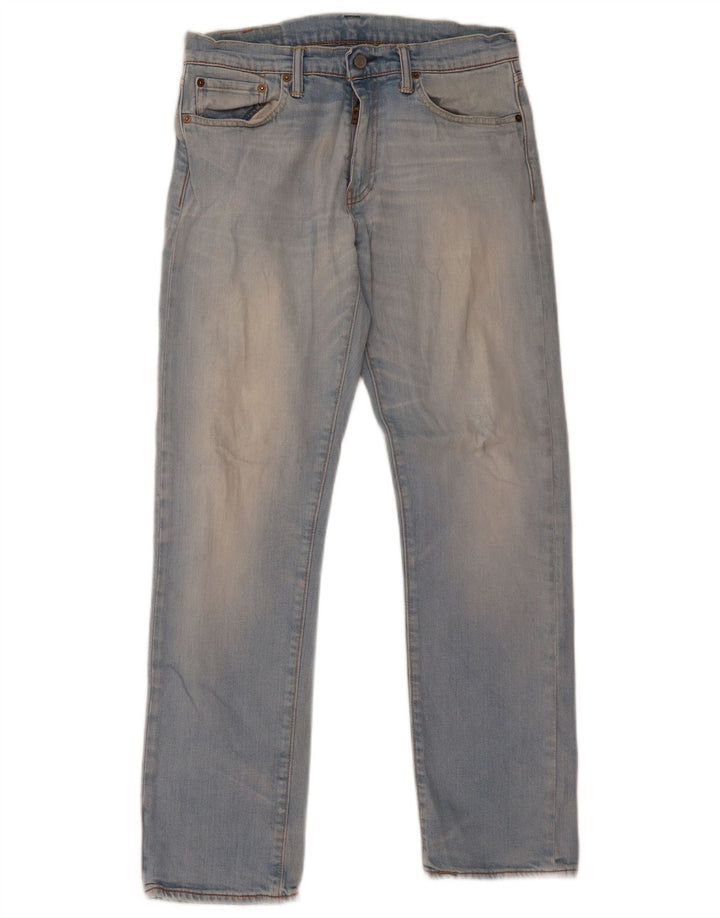 Męskie jeansy Levi's 504 Straight W31 L32 Niebieskie bawełniane
