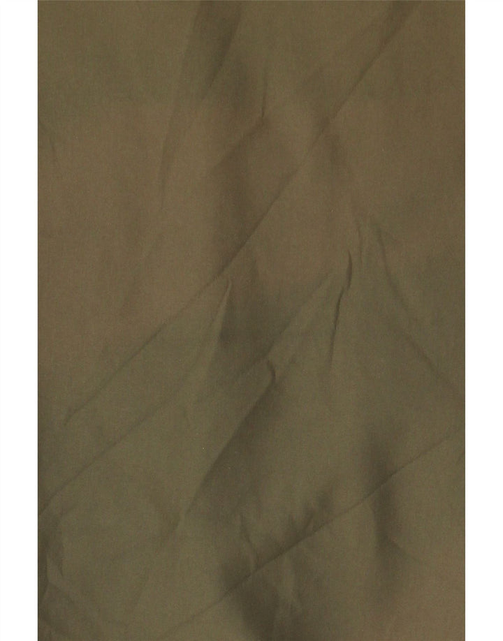 Męska kurtka wiatrówka z kapturem Jack & Jones UK 36, mała, khaki, poliester