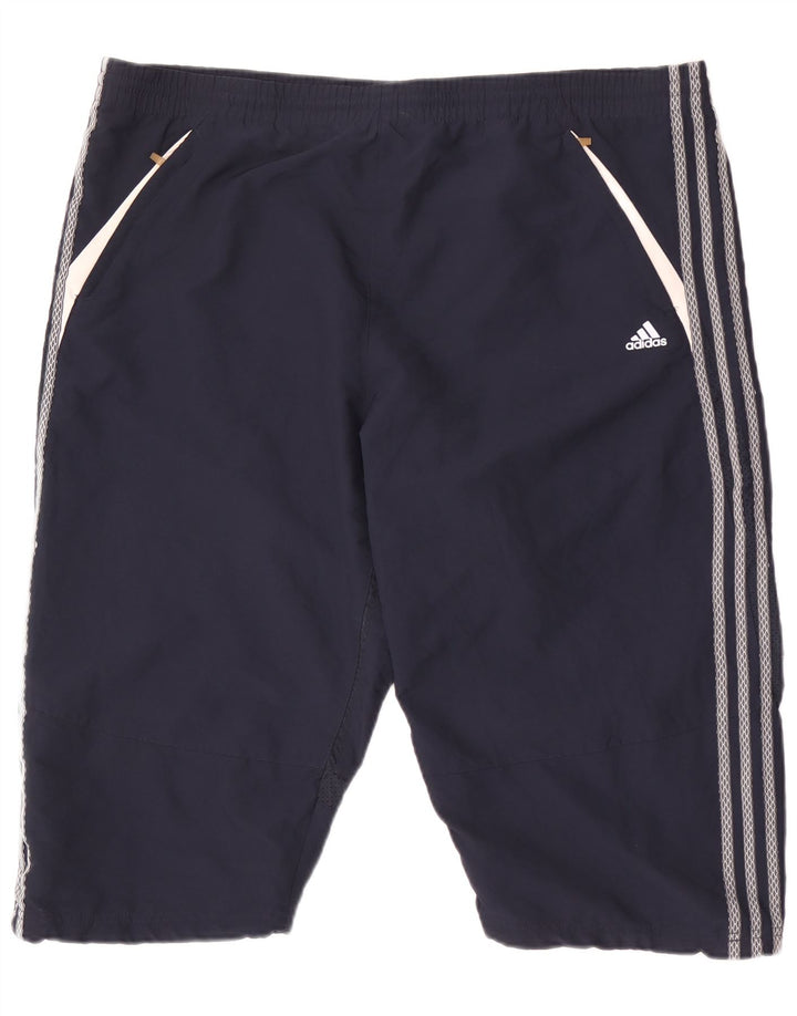 Męskie spodenki sportowe Adidas Climacool 2XL granatowe, poliestrowe