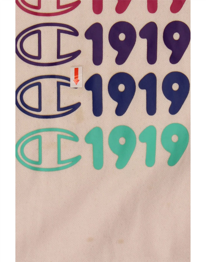 Bluza dziewczęca CHAMPION 11-12 lat, duża, różowa, z blokami kolorów