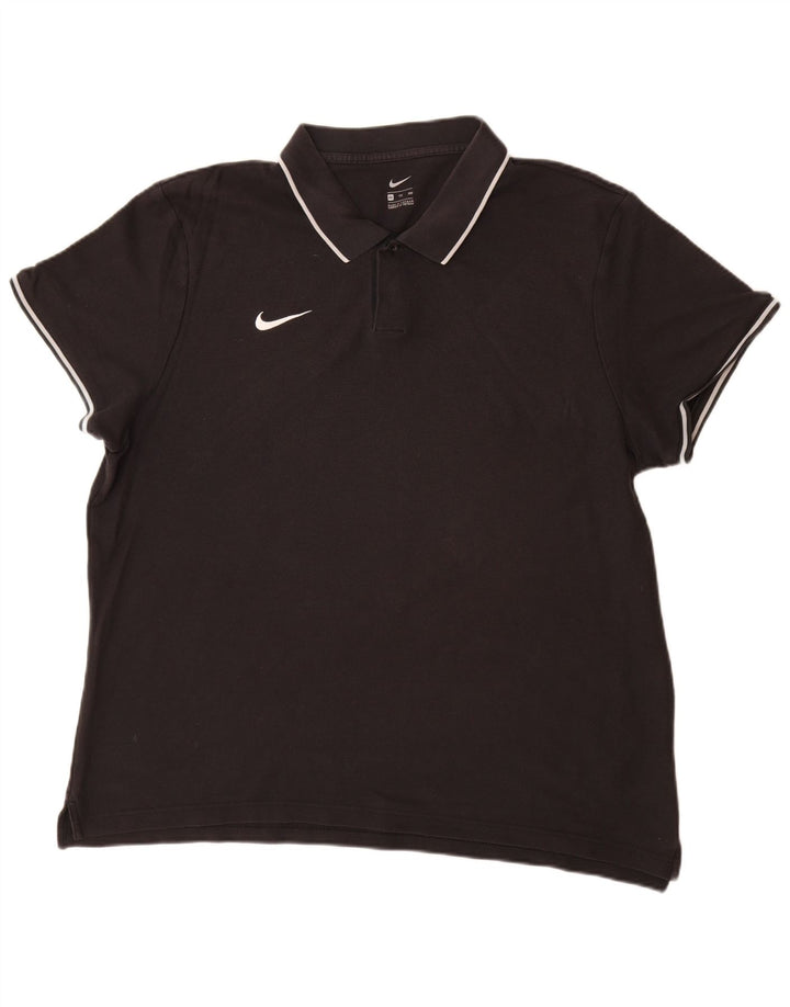 Męska koszulka polo NIKE 2XL, czarna, bawełniana