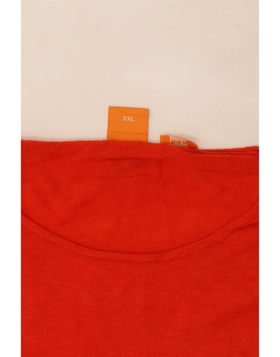 Męski sweter z okrągłym dekoltem Hugo Boss 2XL w kolorze czerwonym