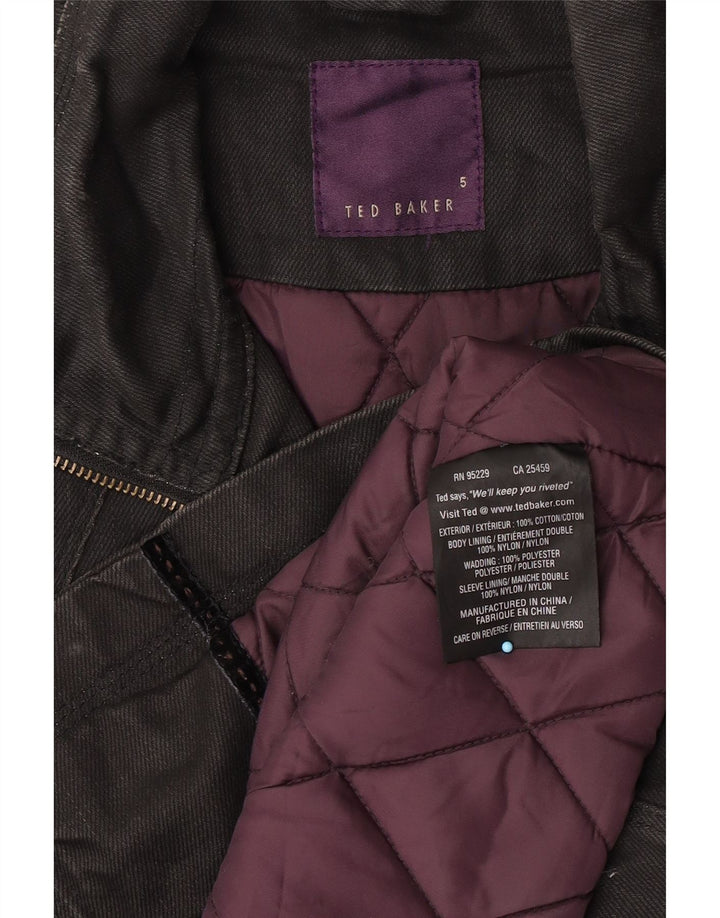 Męska kurtka użytkowa Ted Baker, rozmiar 5 XL, czarna, bawełniana