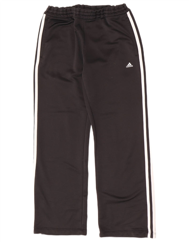 Damskie spodnie dresowe Adidas UK 10, małe, czarne, poliestrowe