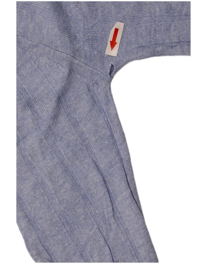 Marks & Spencer Damski sweter z dekoltem w kształcie litery V, UK 10, mały niebieski