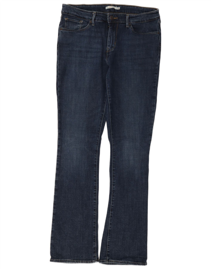 Damskie dżinsy Levi's 715 Bootcut W32 L32 Granatowa bawełna