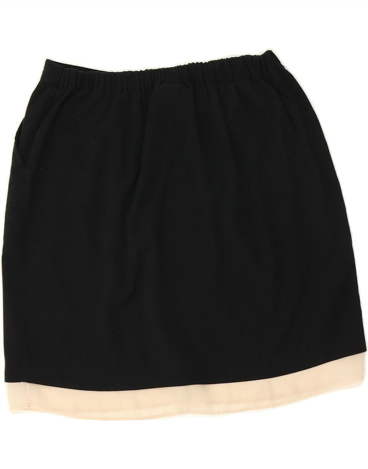 MOSSIMO Womens Mini Skirt Small W32 Black Polyester Vintage Mossimo and Second-Hand Mossimo from Messina Hembry 
