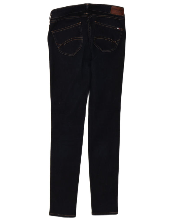 Damskie jeansy skinny Tommy Hilfiger W27 L30 Granatowa bawełna