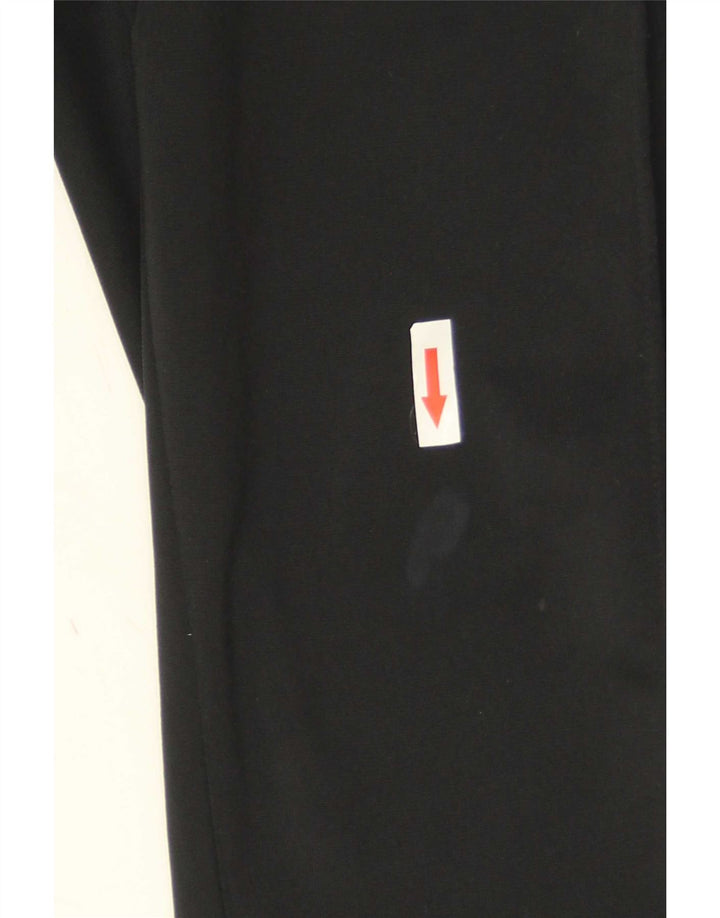 Damskie spodnie dresowe Adidas UK 10, małe, czarne, poliestrowe