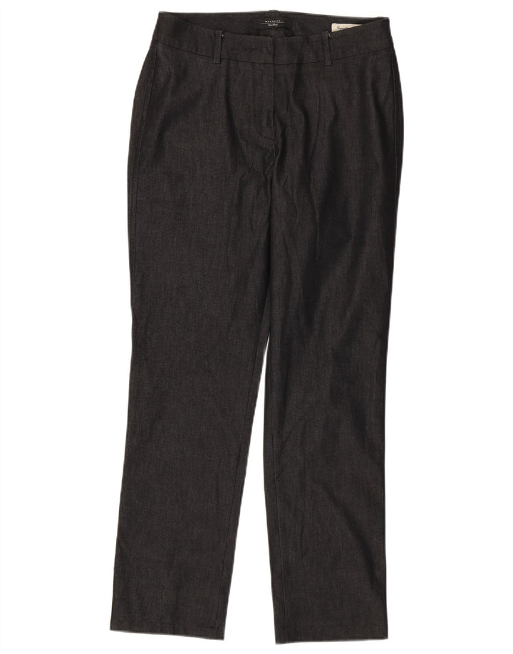 Spodnie damskie Max Mara Weekend Straight Casual UK 8 Small W28 L28 Szare