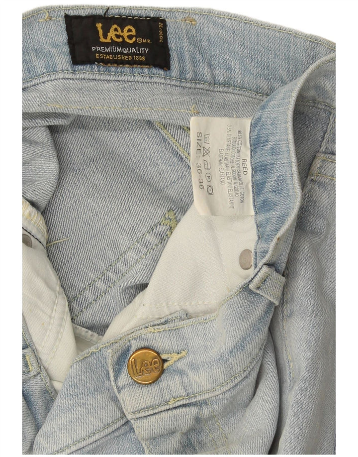 Męskie jeansy Lee REED Bootcut W36 L28, niebieskie, bawełniane