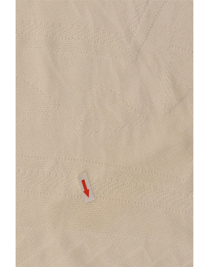 AUSTRALIJSKI L'ALPINA Damski sweter z okrągłym dekoltem IT 42 Średni biały