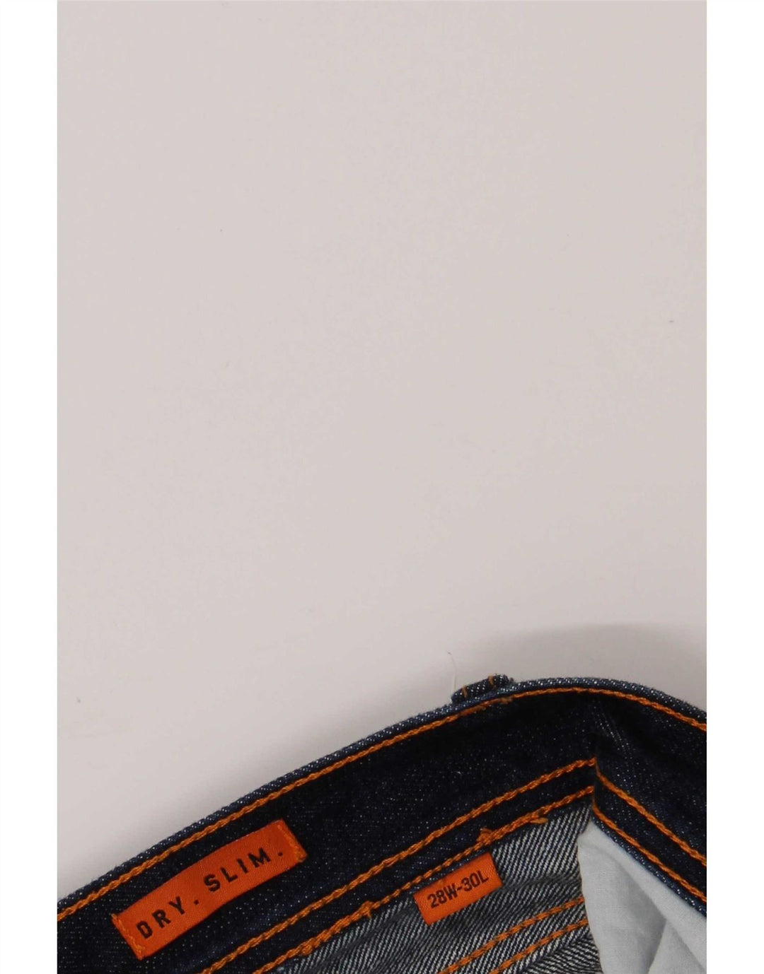 Damskie jeansy Superdry Slim W28 L30 Granatowe, bawełniane
