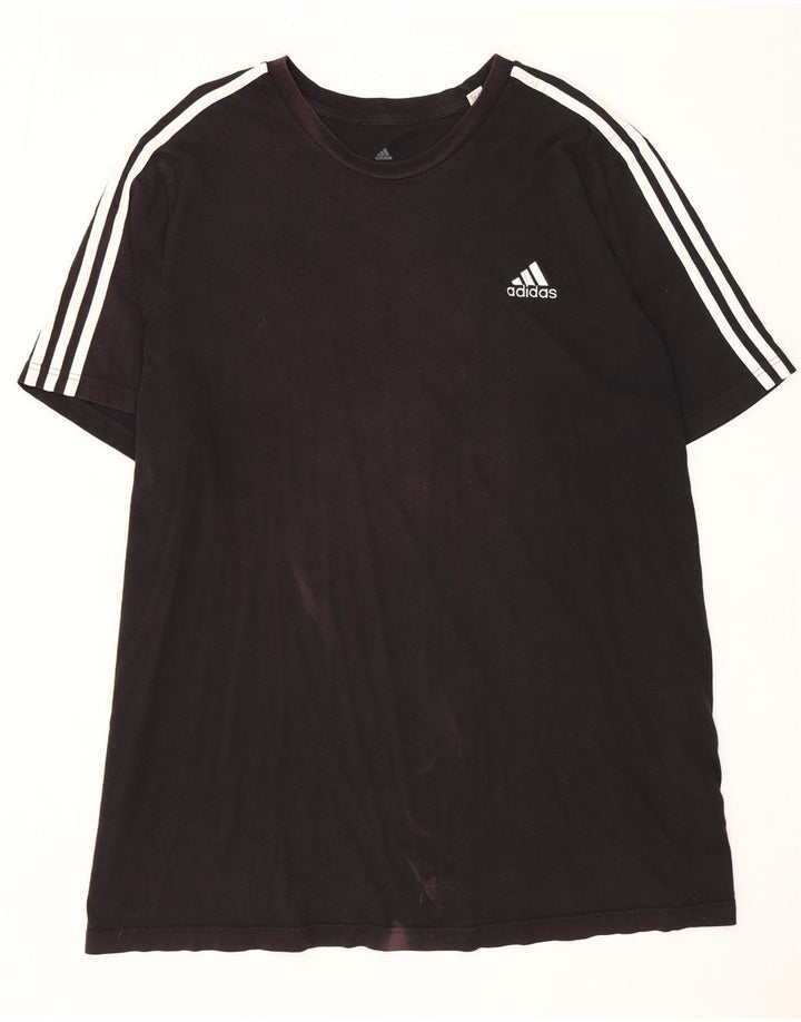 Adidas Męska koszulka Top 3XL Czarna bawełna