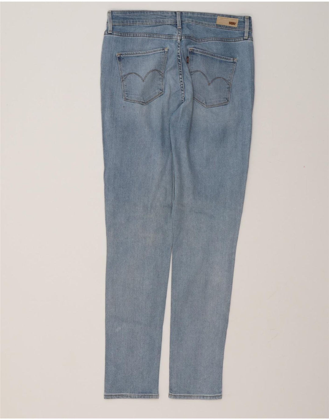 Damskie jeansy skinny z wysokim stanem LEVI'S US 8 Medium W29 L32 Niebieska bawełna