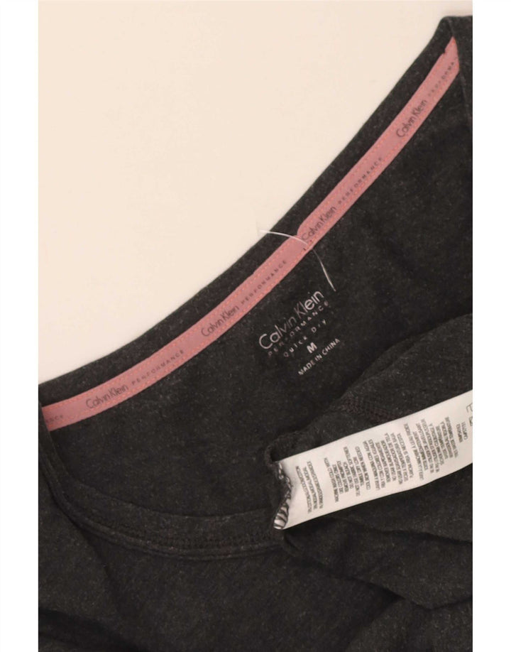 T-shirt damski Calvin Klein Performance Graphic Top UK 14 Średni szary