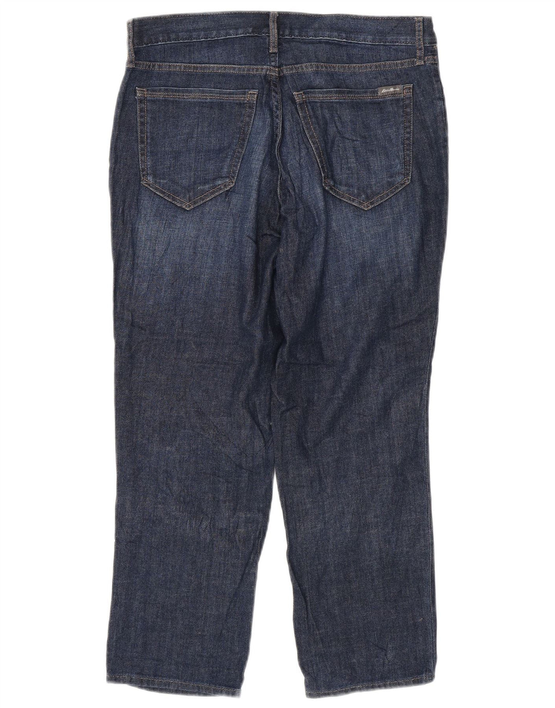 Jeansy damskie Eddie Bauer Boyfriend Cropped US 6 Medium W32 L26 Granatowe