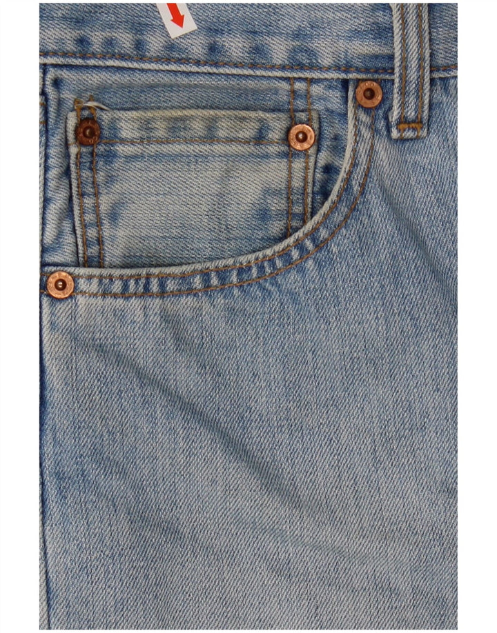 Męskie spodenki jeansowe LEVI'S 501 W34, duże, niebieskie, bawełniane