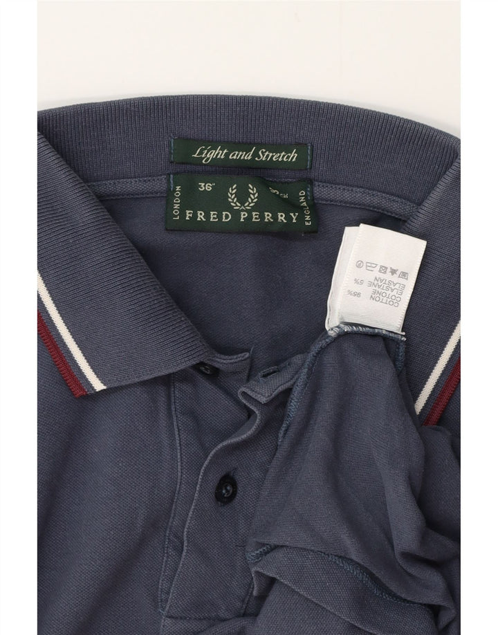 Męska koszulka polo FRED PERRY, mała, granatowa, bawełniana