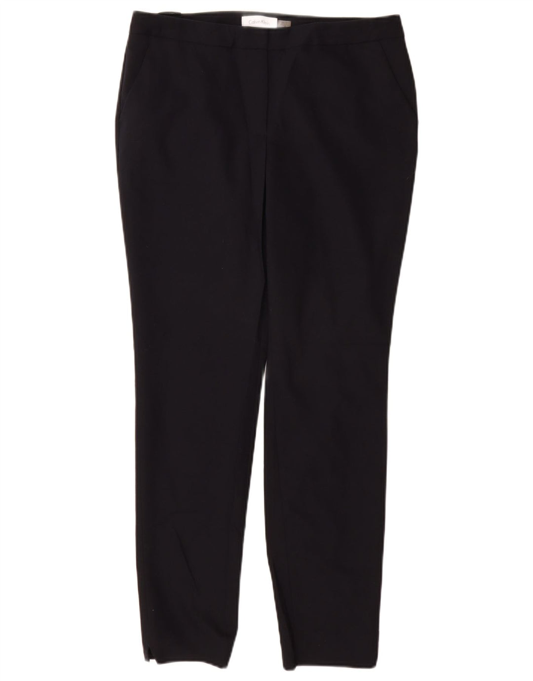 Damskie spodnie chino CALVIN KLEIN US 6 Medium W28 L28 granatowe