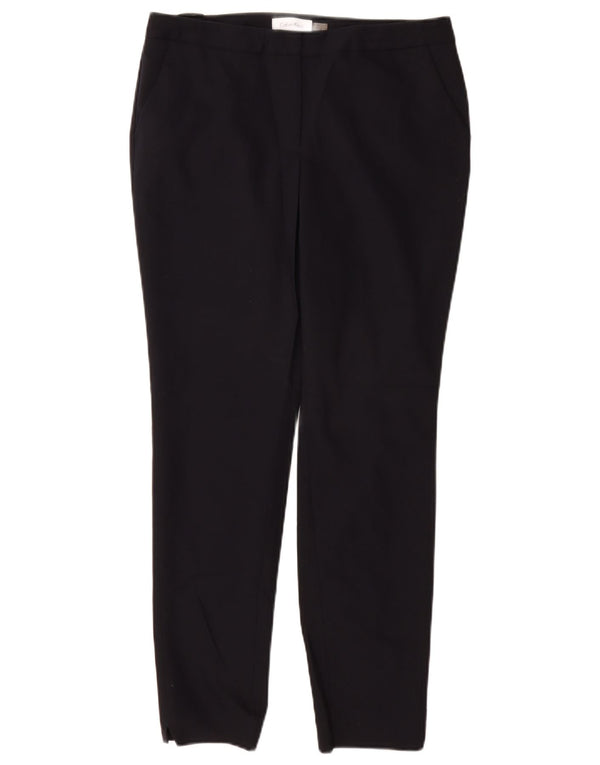 Damskie spodnie chino CALVIN KLEIN US 6 Medium W28 L28 granatowe