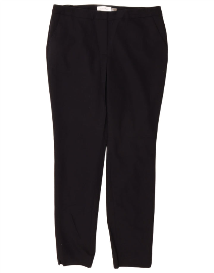 Damskie spodnie chino CALVIN KLEIN US 6 Medium W28 L28 granatowe