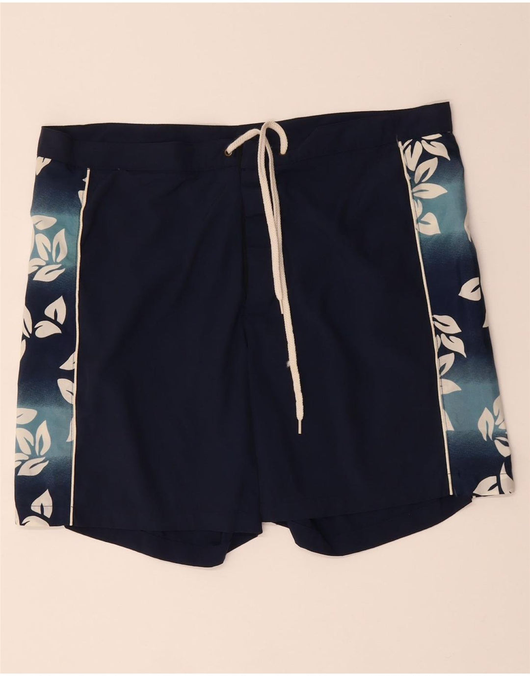 ARENA Mens Swimming Shorts XL  Navy Blue Floral Polyester